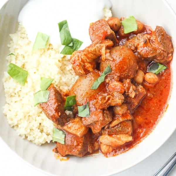 Slow Cooker Moroccan Lamb Stew