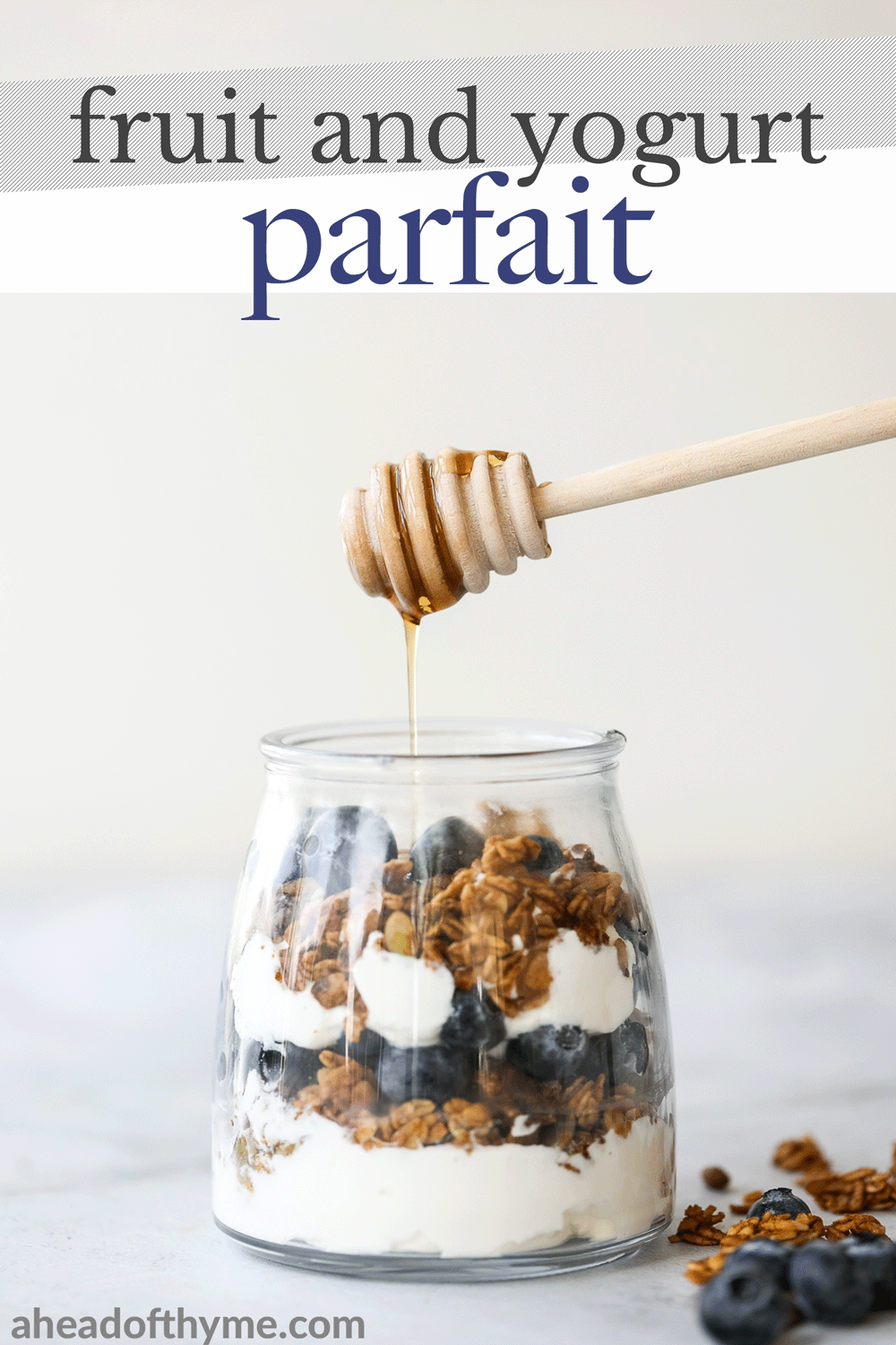 Fruit and Yogurt Parfait with Granola