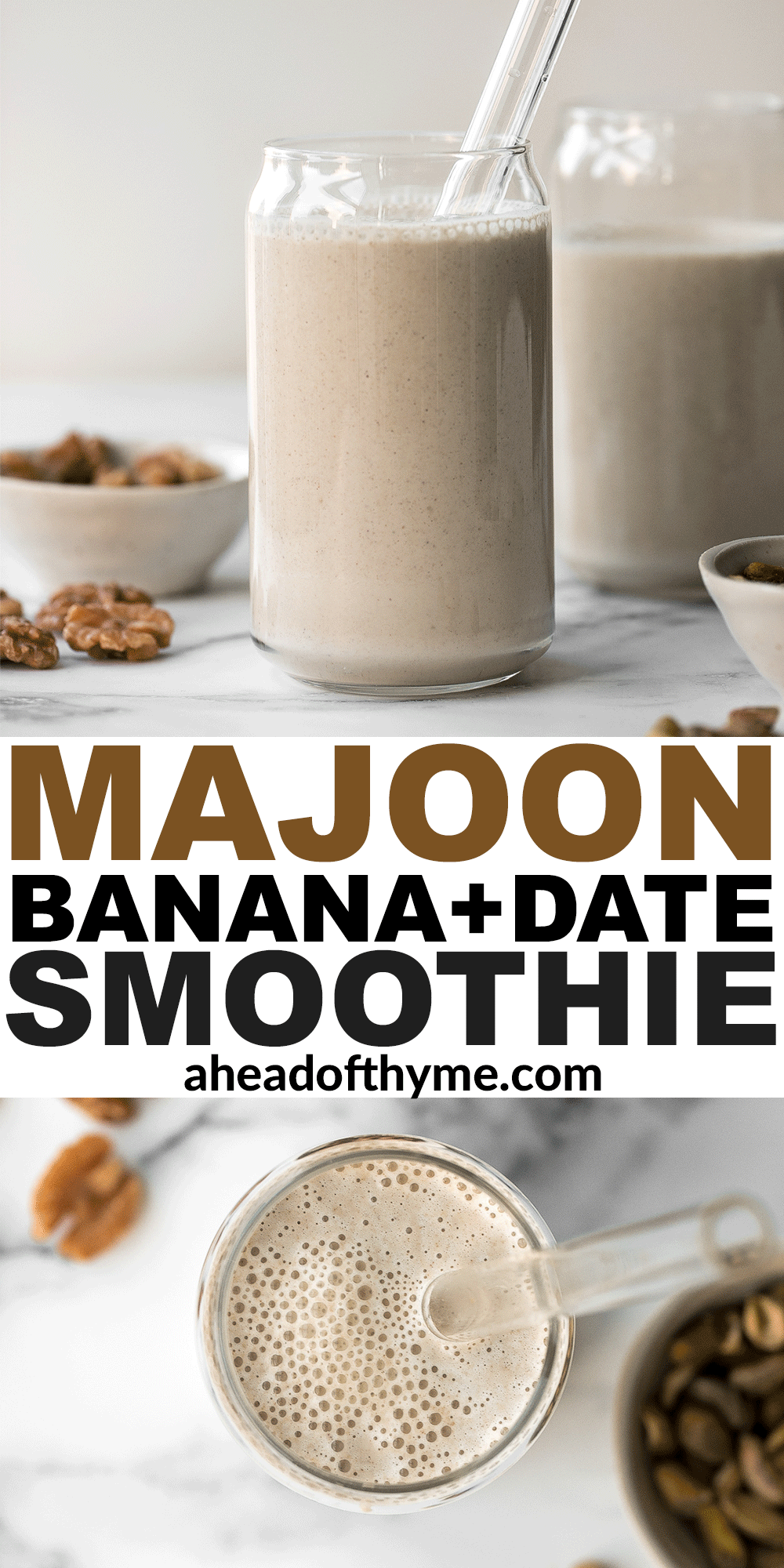 Majoon (Banana and Date) Smoothie