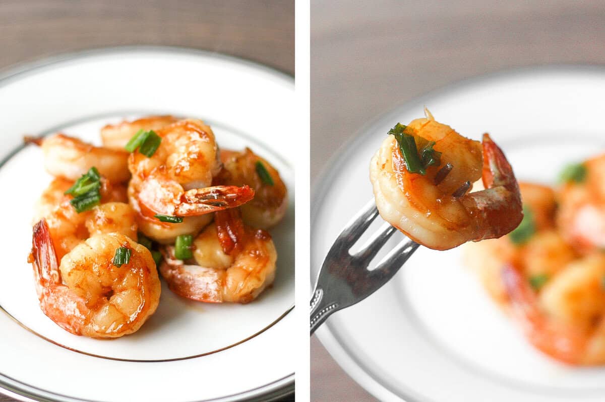 Panfried Garlic Prawns with Soy Sauce Ahead of Thyme
