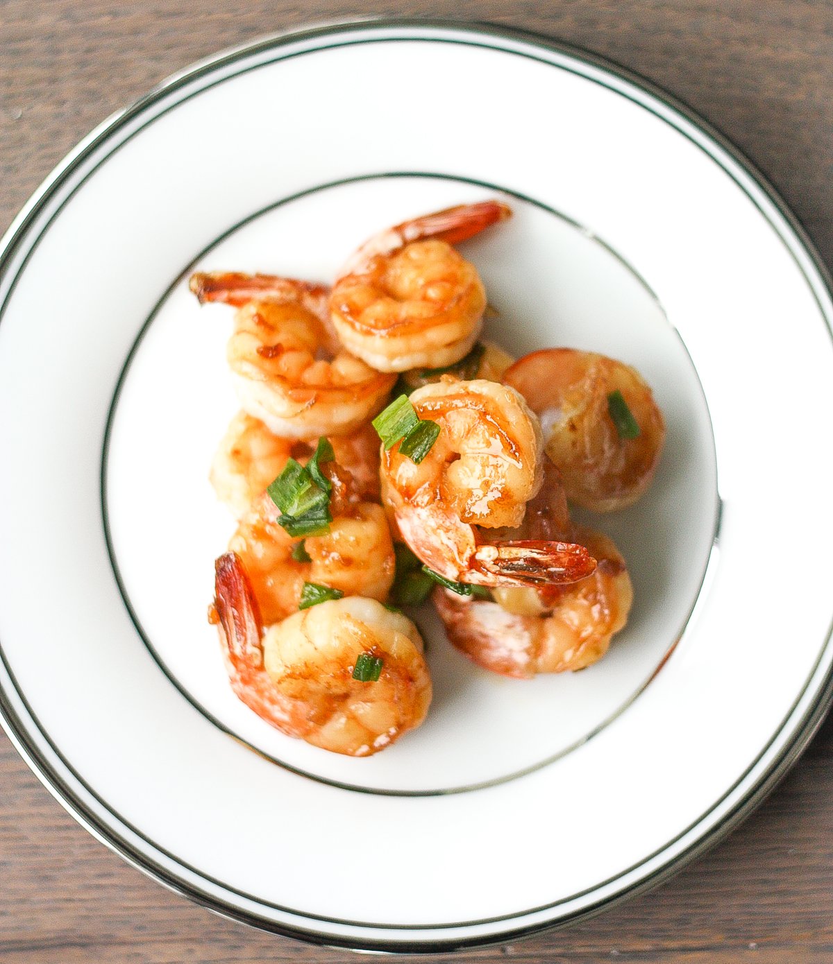 Pan Fried Garlic Prawns With Soy Sauce