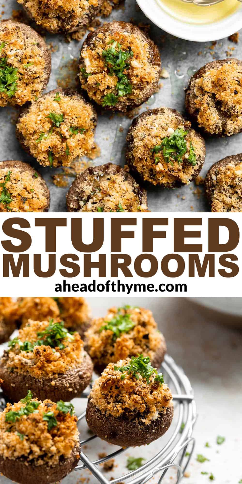Vegetarian Stuffed Mushrooms