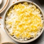 Basmati Rice with Saffron is an traditional side served in Middle Eastern and Persian cuisine. It's simple to make with this easy-to-follow recipe. | aheadofthyme.com