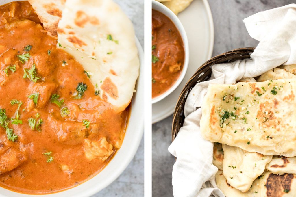 Better than takeout, make easy Indian butter chicken in just 30 minutes, with a creamy tomato-based sauce, charred chicken, and incredible spice + flavour. | aheadofthyme.com