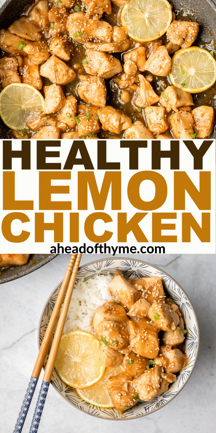 Healthy Lemon Chicken Ahead of Thyme