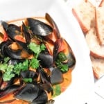 Thai Red Curry Mussels: Show off your kitchen skills with this quick and gorgeous appetizer. Serve with a side of bread for dipping. | aheadofthyme.com
