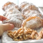 Ghotab / Qottab Pastry (Traditional Iranian Almond and Walnut-Filled Crescents): Ghotab or Qottab is a traditional Iranian almond and walnut-filled crescent pastry that is infused with cardamom and cinnamon flavours to make the perfect treat | aheadofthyme.com