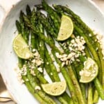 Quick and easy Sautéed Asparagus is a simple, savory side dish that goes well with almost any main dish. It's healthy, flavourful, and seasoned simply. | aheadofthyme.com