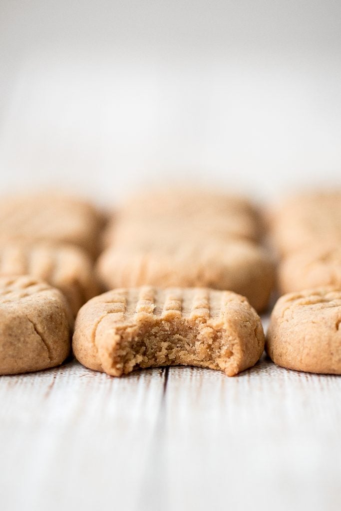 The best classic soft and chewy peanut butter cookies are puffy and thick, stay soft for days, and melt in your mouth. Make them in under 20 minutes. | aheadofthyme.com