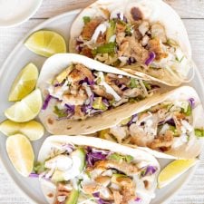 Fish Tacos with Lime Crema-image