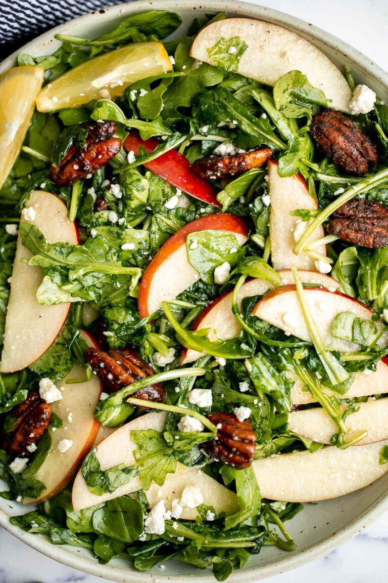 Arugula Salad with Apple and Pecan Ahead of Thyme