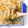 Creamy Chicken, Broccoli and Quinoa Casserole: Nothing says comfort food better than a creamy chicken, broccoli and quinoa casserole made with fresh and healthy ingredients. | aheadofthyme.com