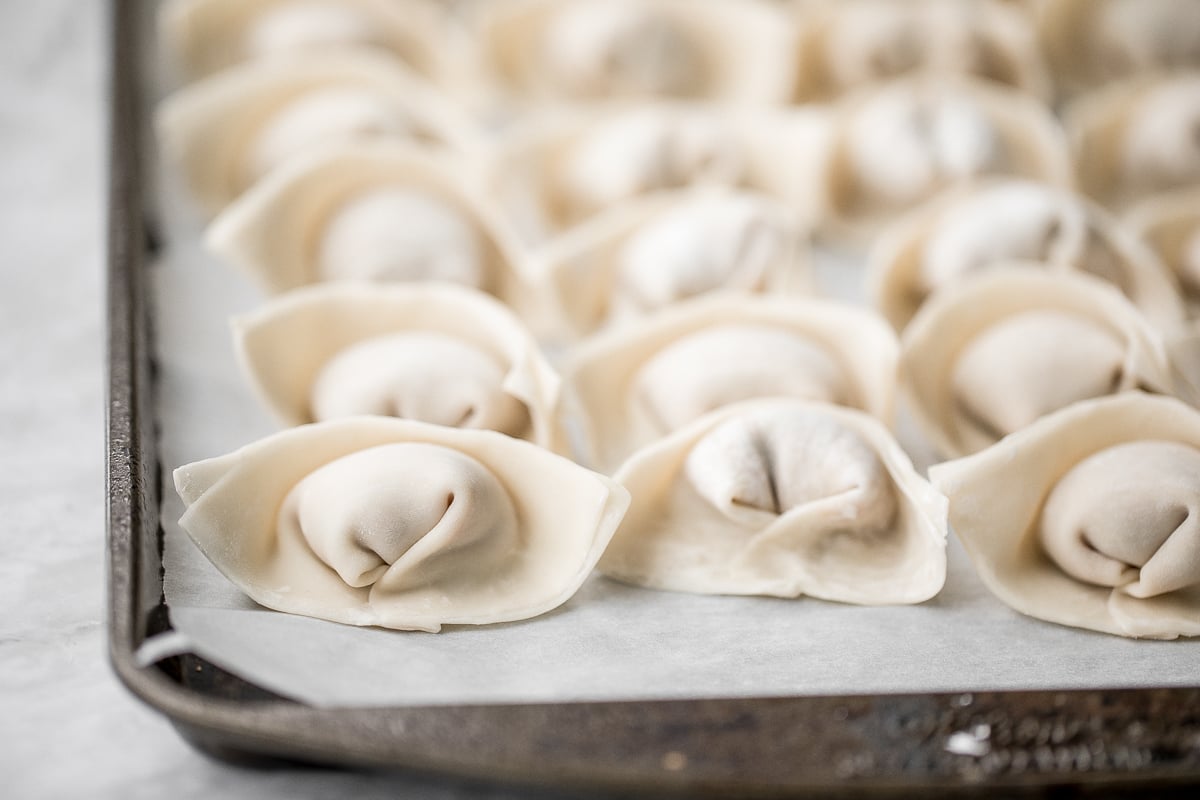 How to Make Chicken and Cilantro Wontons How to Make Chicken and Cilantro Wontons