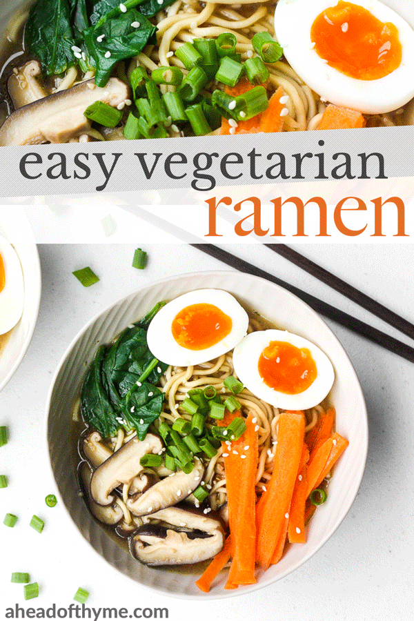 Quick and Easy Vegetarian Ramen