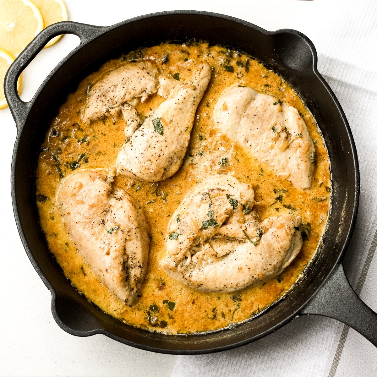 Cast Iron Skillet Chicken Breast - Eats by April