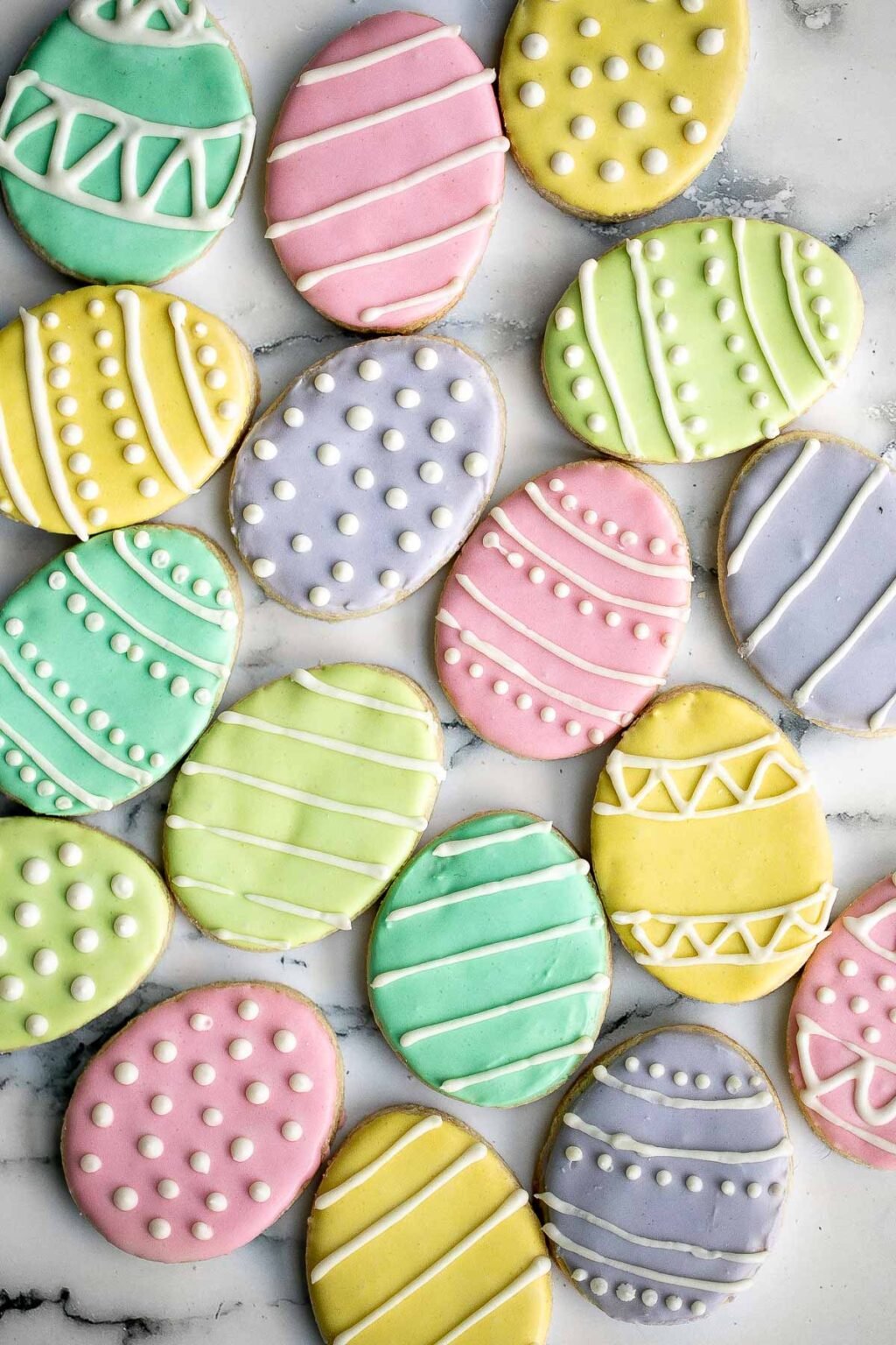 Easter Egg Sugar Cookies - Ahead of Thyme