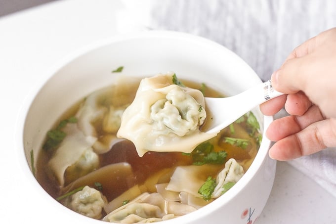 easy 10-minute wonton soup