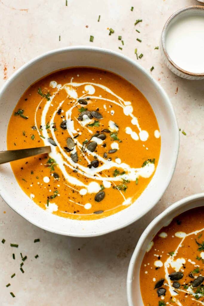 Roasted Carrot Ginger Soup - Culinary Ginger