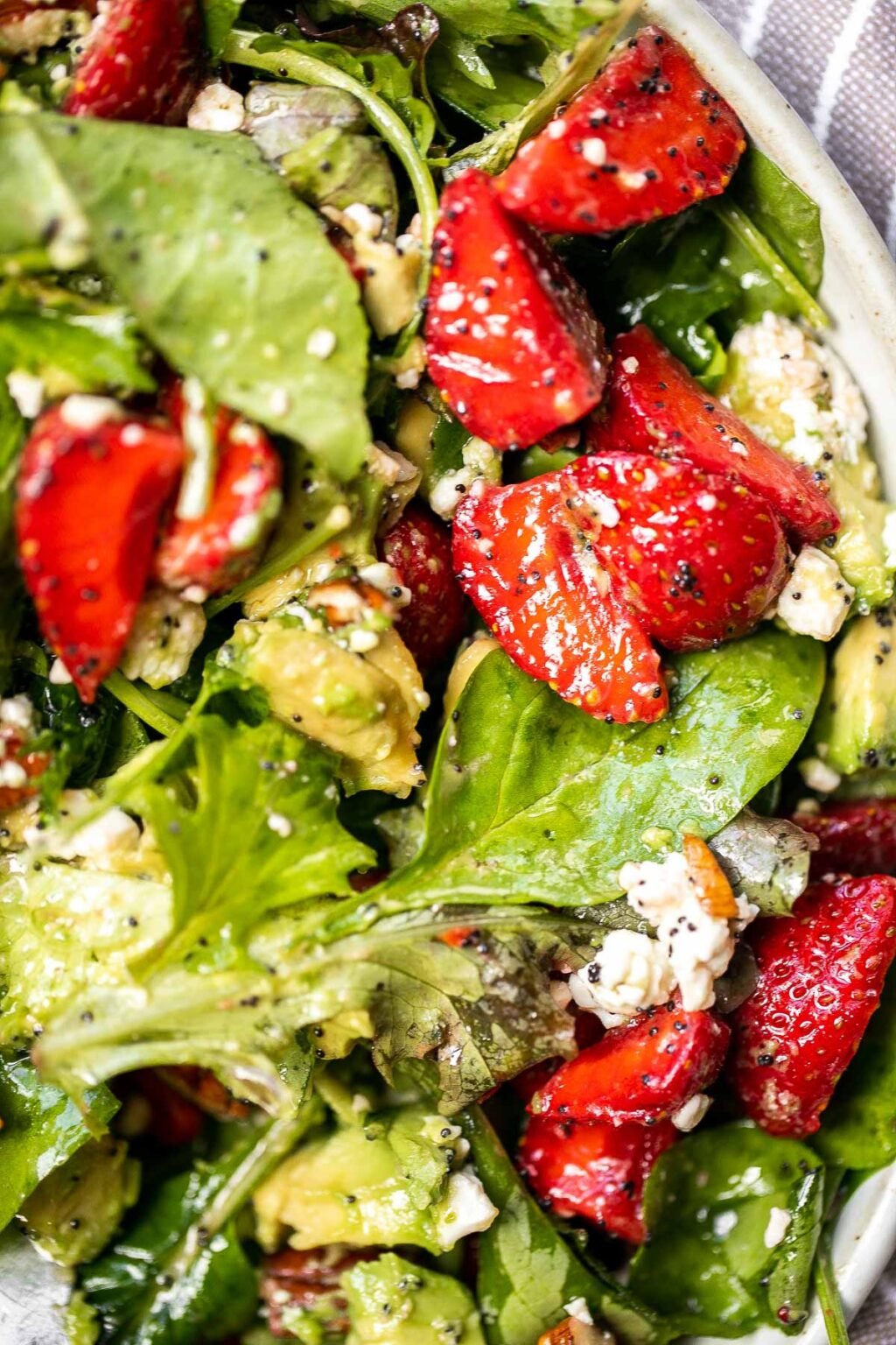 Strawberry Avocado Salad - Ahead of Thyme