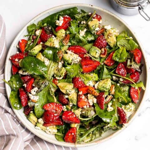 Strawberry Avocado Salad - Ahead of Thyme