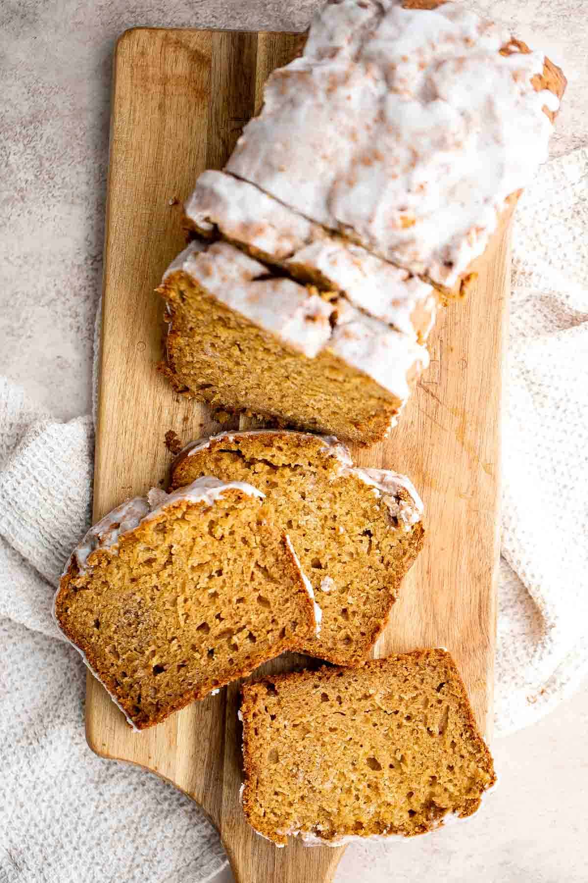 Move over pumpkin, there is a new loaf in town! Butternut Squash Bread is moist, fluffy, flavorful, and brings the pumpkin spice season to your home. | aheadofthyme.com