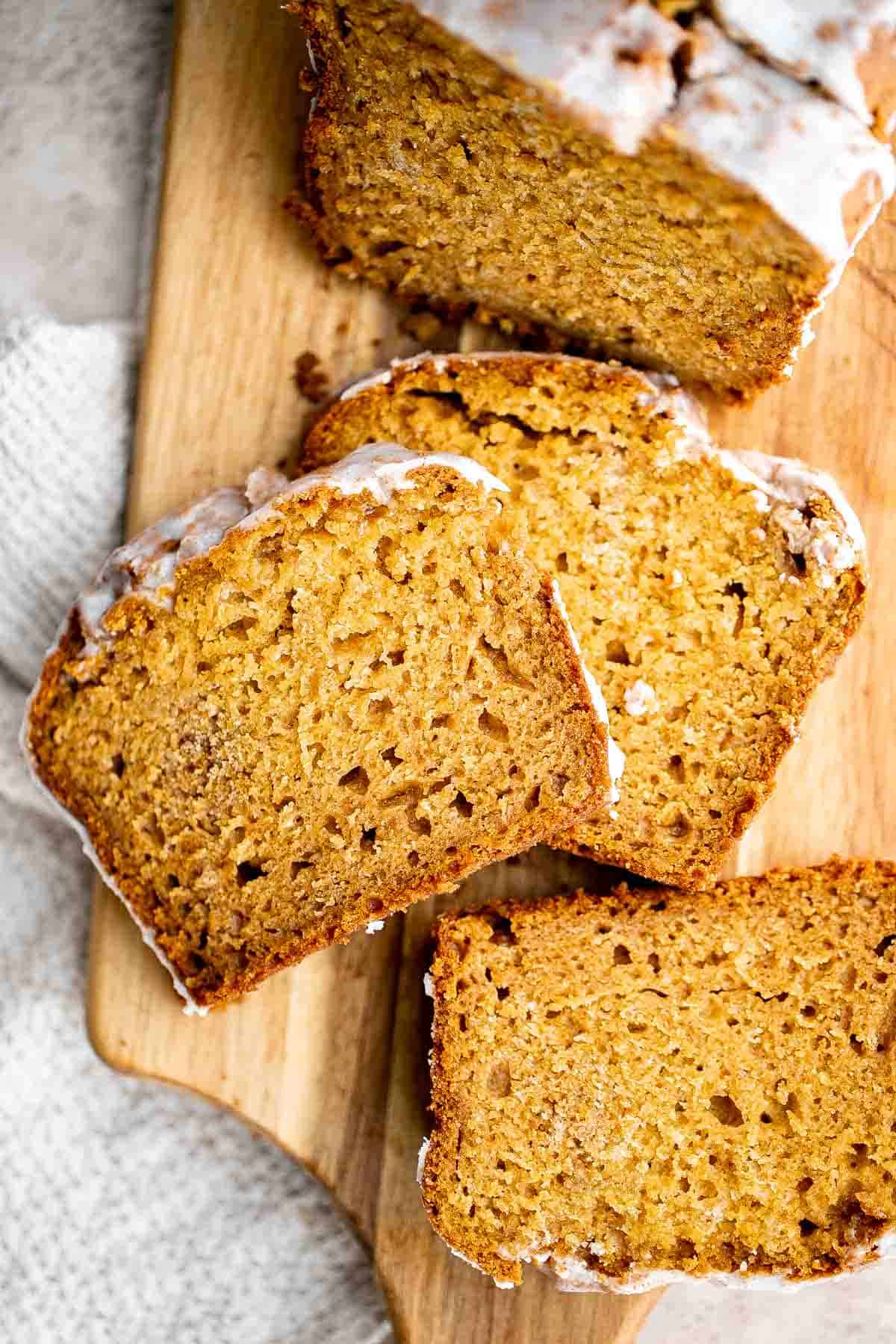 Move over pumpkin, there is a new loaf in town! Butternut Squash Bread is moist, fluffy, flavorful, and brings the pumpkin spice season to your home. | aheadofthyme.com