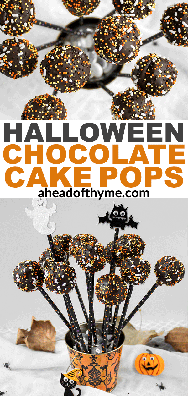 Spooky Halloween Chocolate Cake Pops