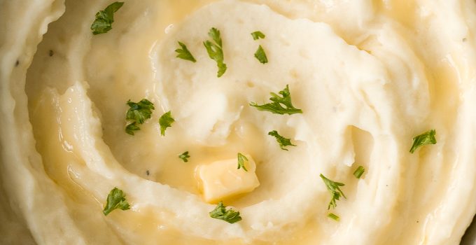 Creamy, buttery, and delicious, this is the best and creamiest mashed potatoes recipe you will ever find. It's velvety, smooth, and melts in your mouth. | aheadofthyme.com