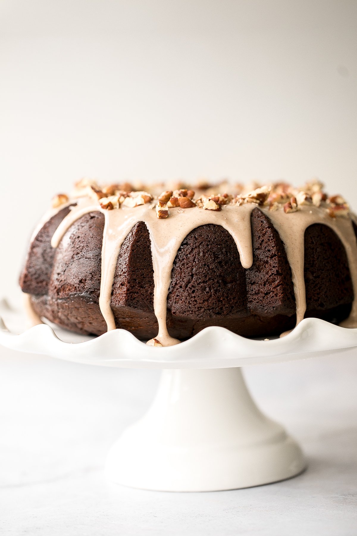 Gingerbread Bundt Cake with Ginger and Cinnamon Glaze