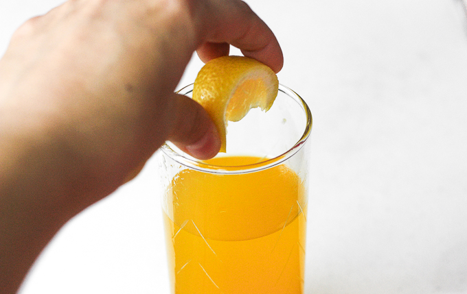 Start your mornings right with this easy-to-make, apple cider turmeric detox drink bursting with incredible health benefits. | aheadofthyme.com