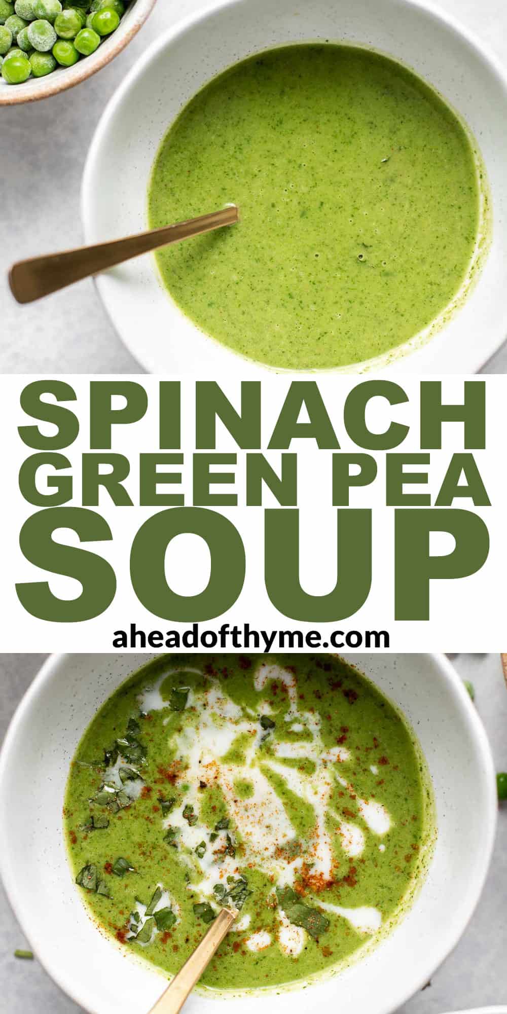 Spinach and Pea Soup
