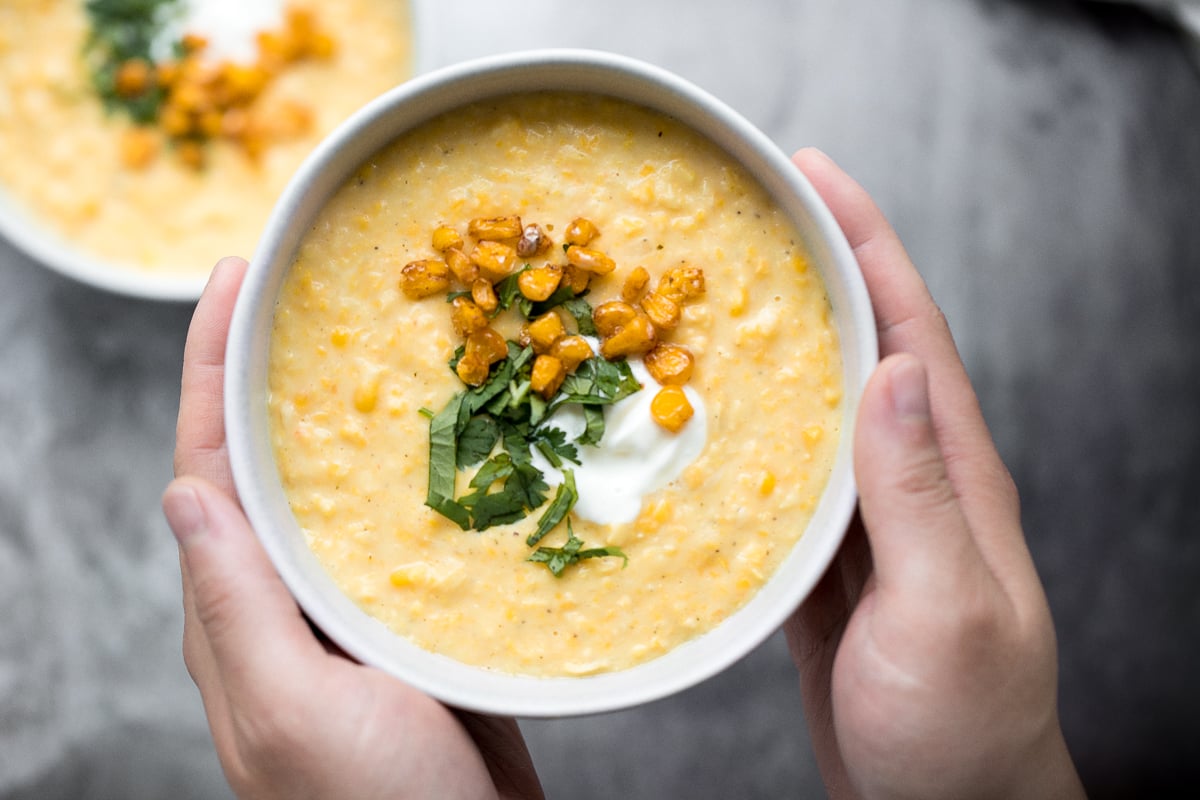 Creamy corn soup on sale recipe