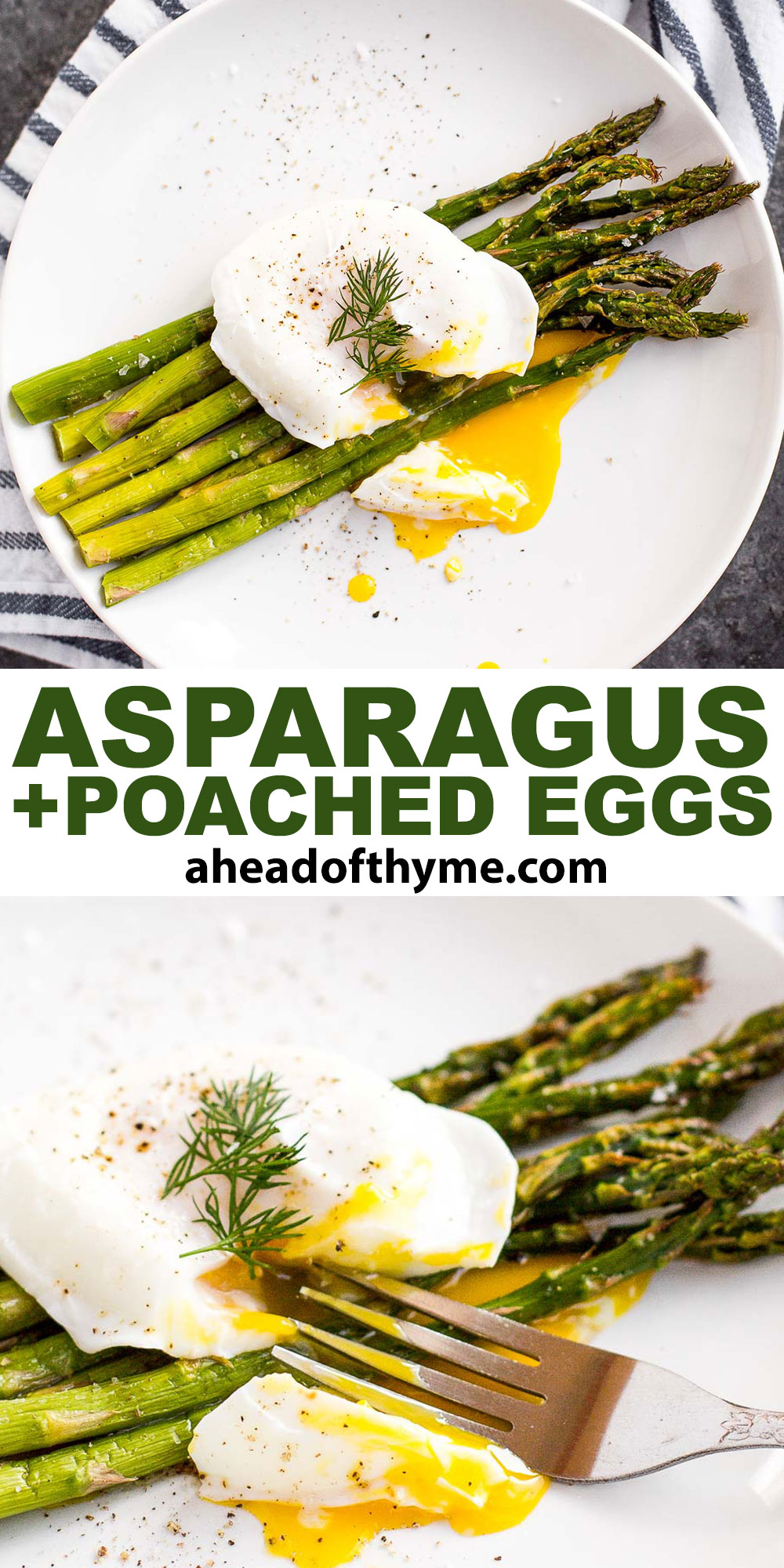 Roasted Asparagus with Poached Eggs