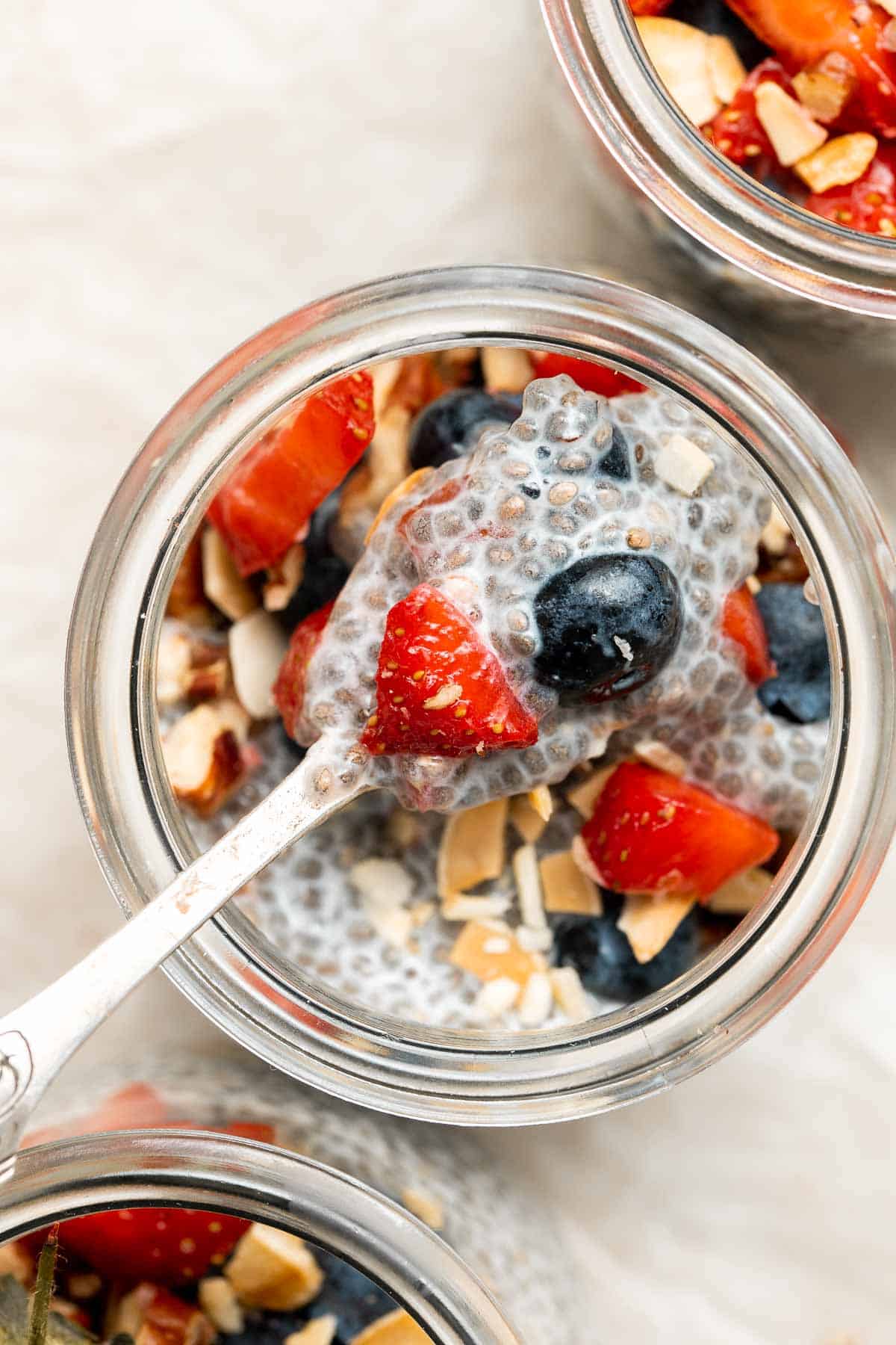 Chia Seed Pudding is creamy, delicious, and healthy, loaded with protein, fiber, antioxidants, and healthy fats. Plus, it’s easy to make with 3 ingredients. | aheadofthyme.com