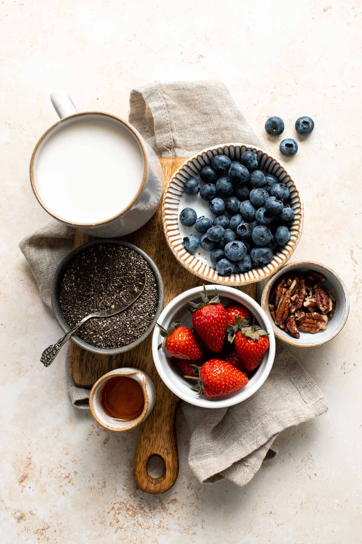 Chia Seed Pudding is creamy, delicious, and healthy, loaded with protein, fiber, antioxidants, and healthy fats. Plus, it’s easy to make with 3 ingredients. | aheadofthyme.com