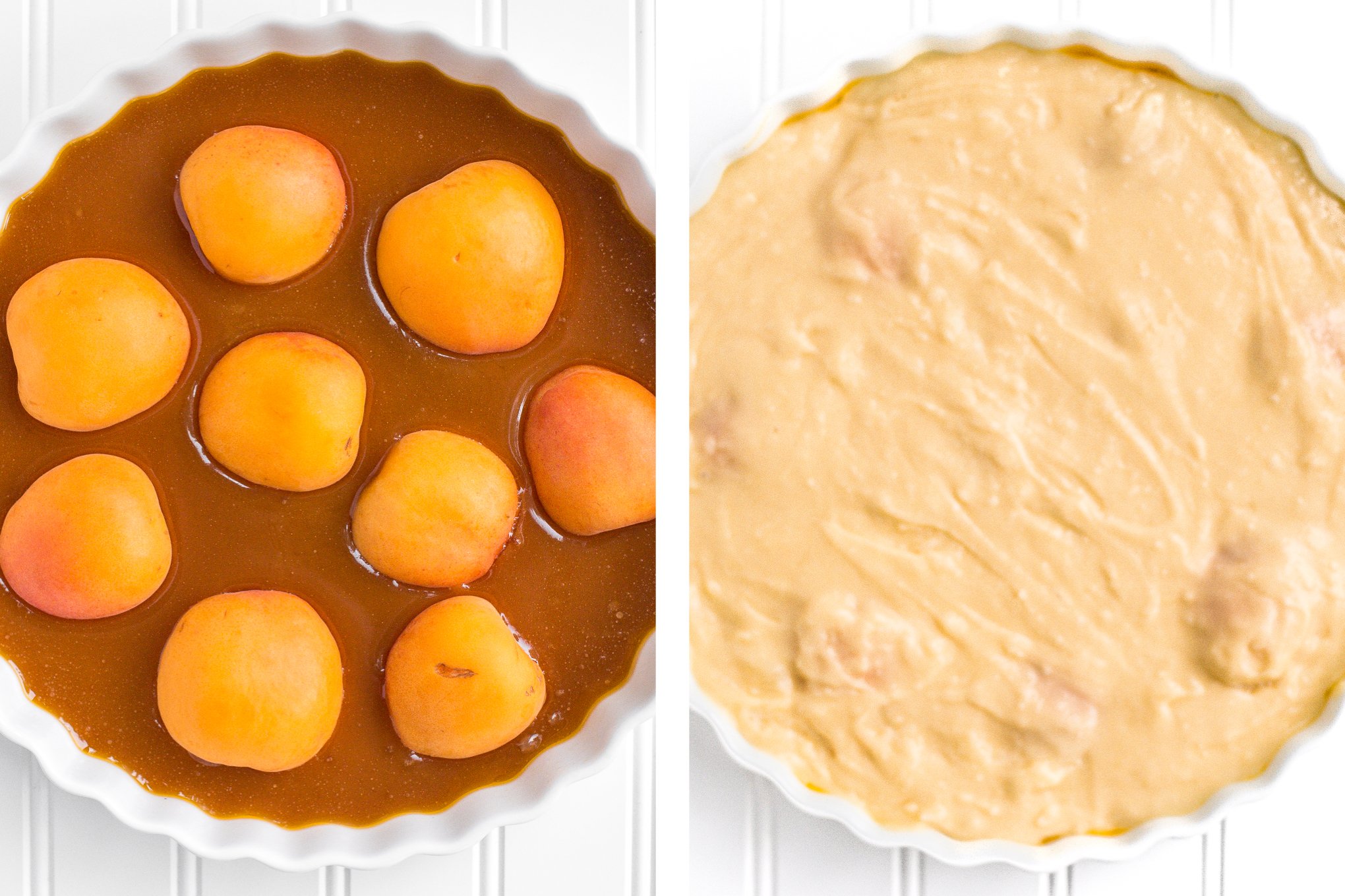 Apricots are finally here and it’s time to rejoice with a sweet, juicy, upside-down caramel apricot tart laced with flakey sea salt — it’s heaven! | aheadofthyme.com