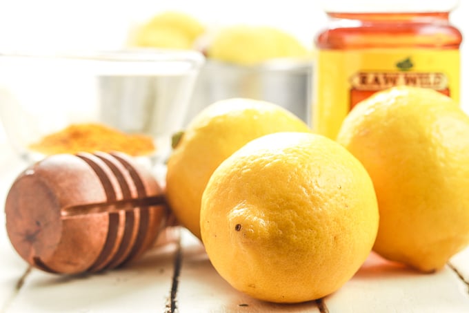 Grab a few easy ingredients, throw them in the blender and in a fews hours, a refreshing and unbelievably healthy lemon turmeric sorbet will be all set and ready for digging in!! | aheadofthyme.com