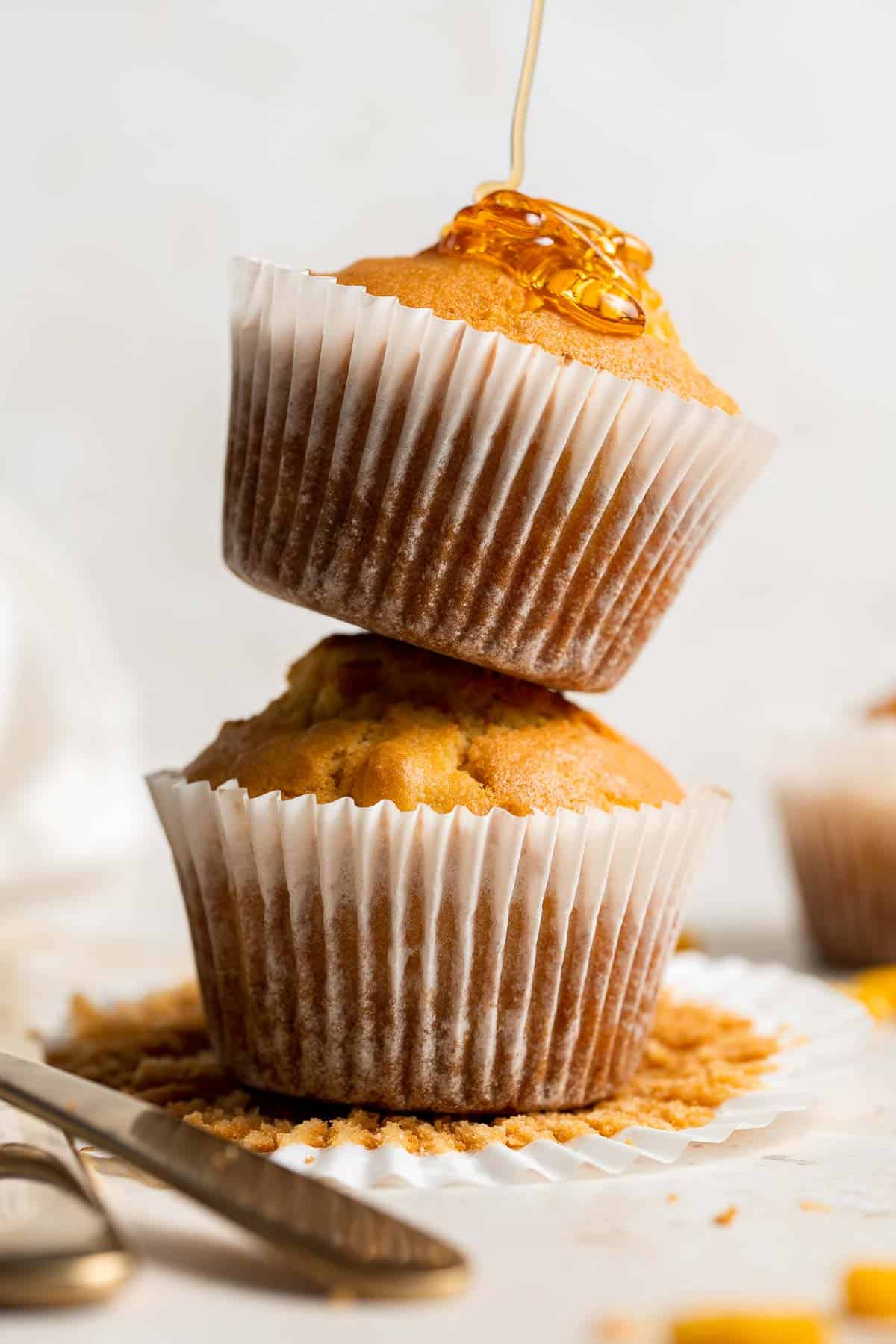 Easy Cornbread Muffins are moist, fluffy, tender, and sweet. They're the perfect side dish to serve with a Southern barbecue or Thanksgiving holiday dinner. | aheadofthyme.com