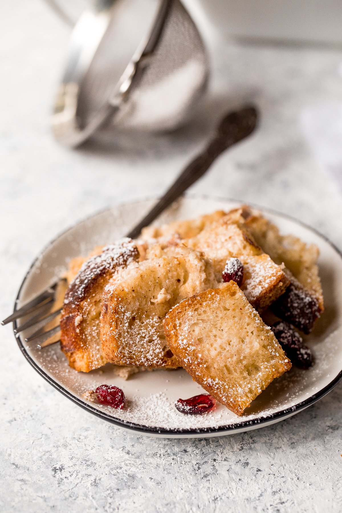 Baked Gingerbread French Toast Casserole Ahead of Thyme