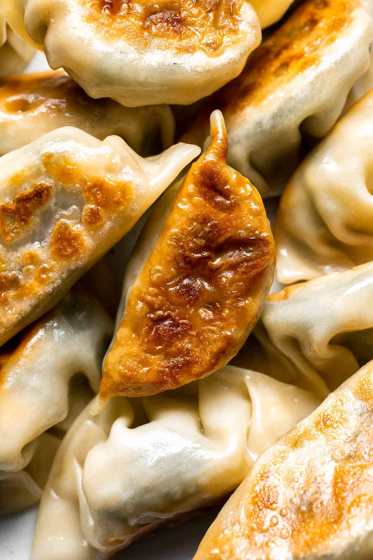 Chinese Beef Dumplings are filled with juicy ground beef, finely chopped celery, and a blend of aromatic seasonings. Make them steamed, boiled or pan-fried! | aheadofthyme.com