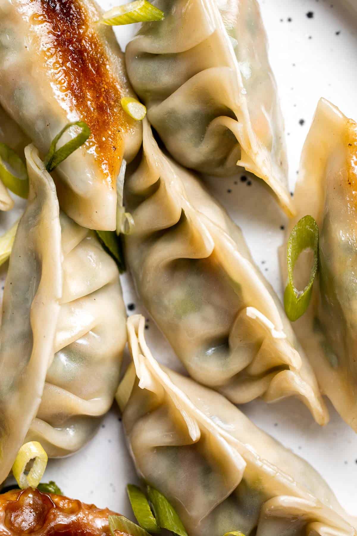 Chinese Beef Dumplings are filled with juicy ground beef, finely chopped celery, and a blend of aromatic seasonings. Make them steamed, boiled or pan-fried! | aheadofthyme.com