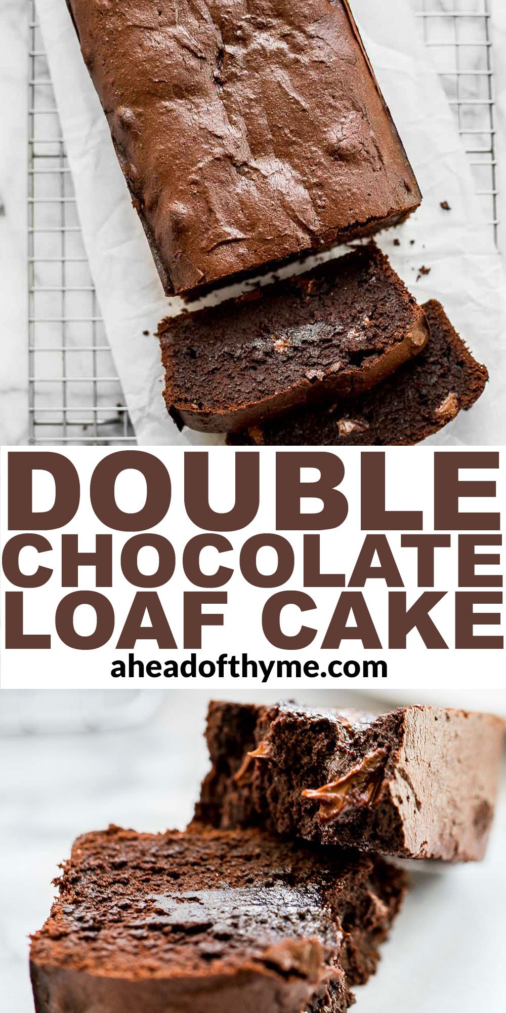 Double Chocolate Loaf Cake