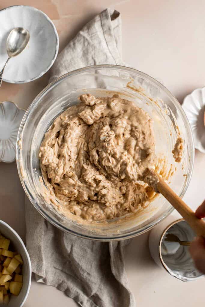 Cinnamon Apple Oatmeal Muffins are fast, easy and delicious— loaded with apples, oats, and fall spices. A quick nutritious bite for breakfast or snack time. | aheadofthyme.com