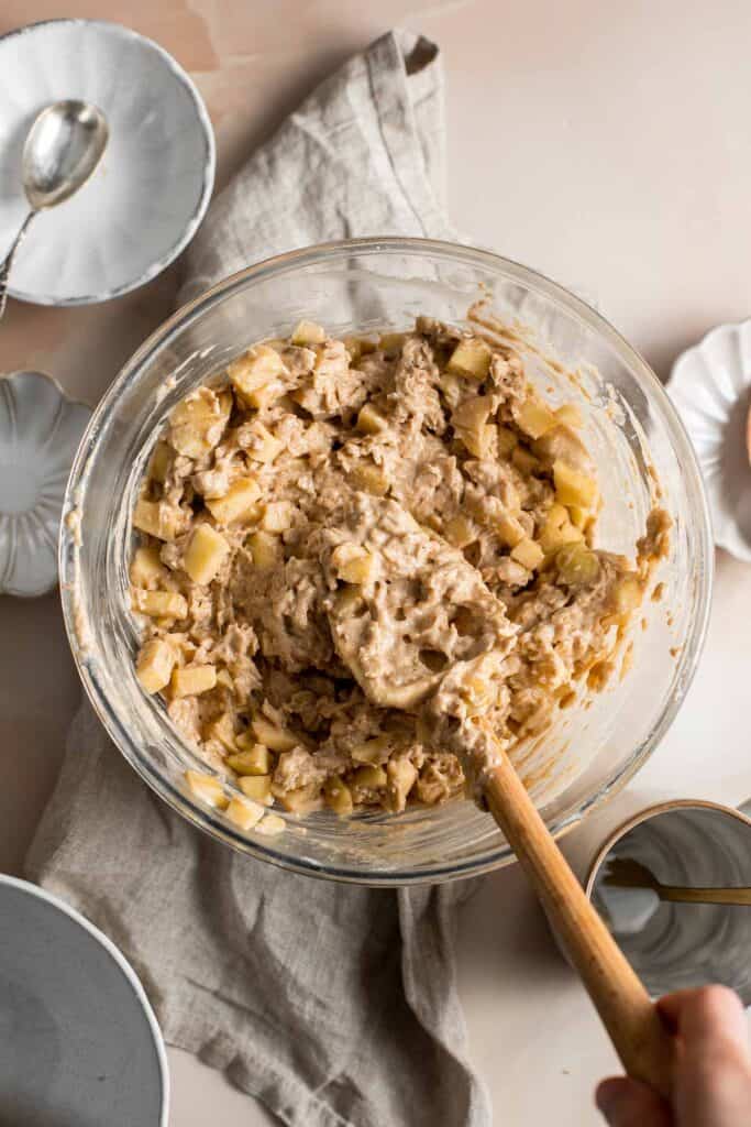 Cinnamon Apple Oatmeal Muffins are fast, easy and delicious— loaded with apples, oats, and fall spices. A quick nutritious bite for breakfast or snack time. | aheadofthyme.com