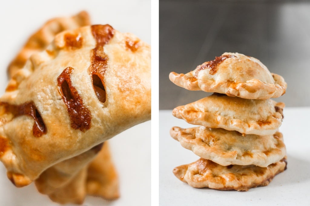 Easy homemade apple hand pies are the perfect fall treat -- stuffed with tender, sweet and cinnamon apples and wrapped in crispy, flakey, buttery crust.