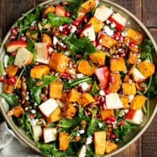 Fall Harvest Salad with Butternut Squash and Apple - Ahead of Thyme