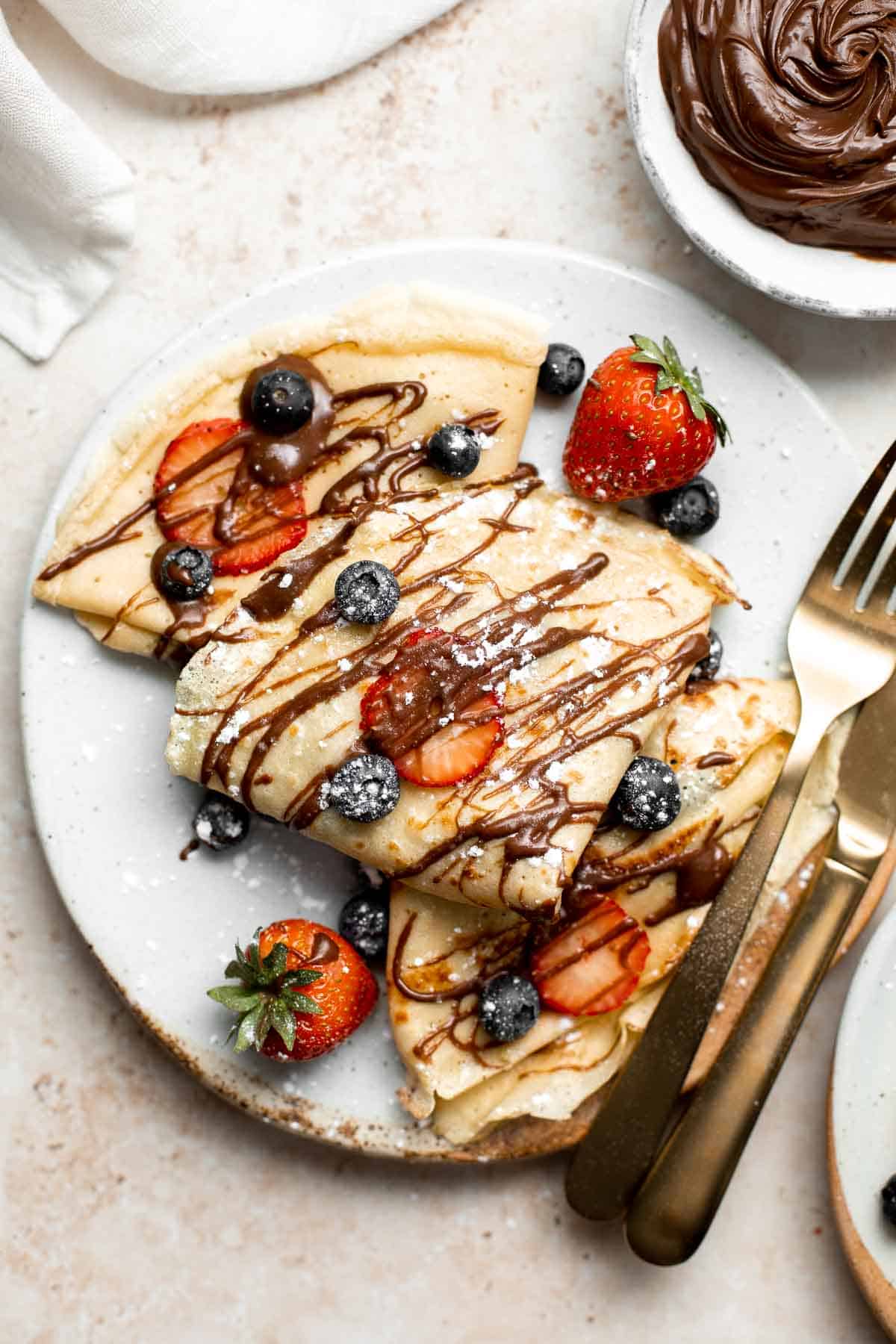 Nutella Crepes - Ahead of Thyme