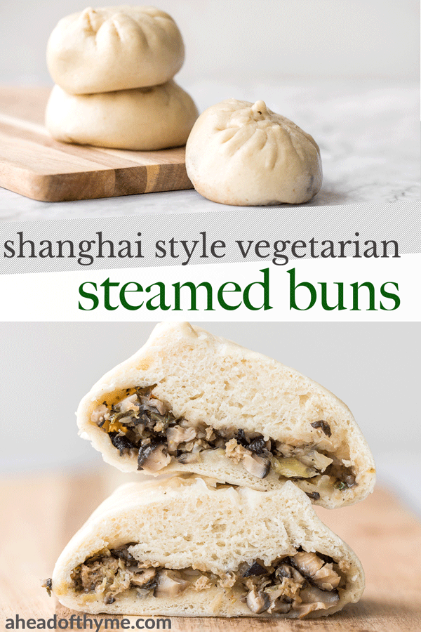 Shanghai Style Vegetarian Steamed Buns