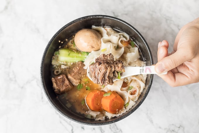 Slow Cooker Asian Beef Noodle Soup