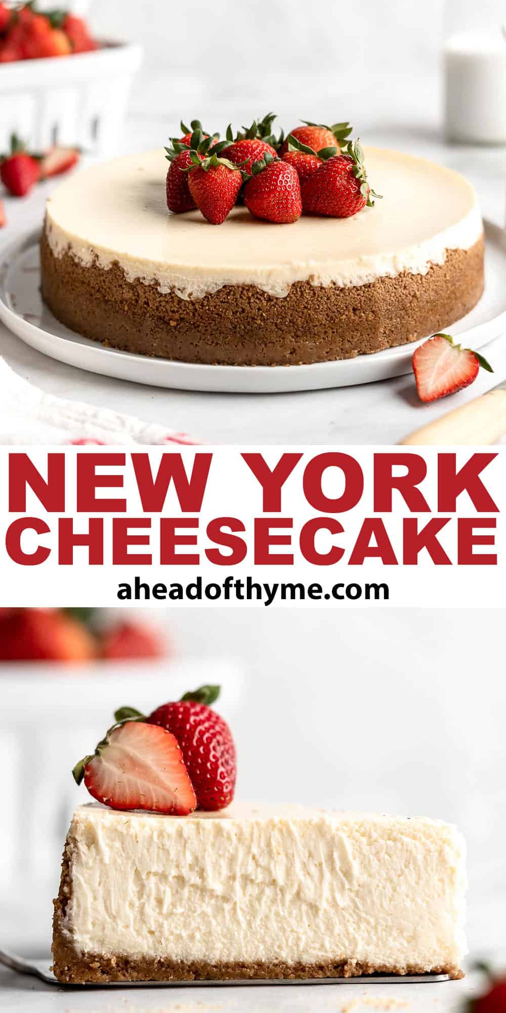 Classic New York Cheesecake